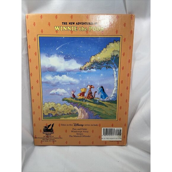 Disney's The New Adventures of Winnie the Pooh: Stripes Large Hardcover Kid Book - Picture 6 of 10